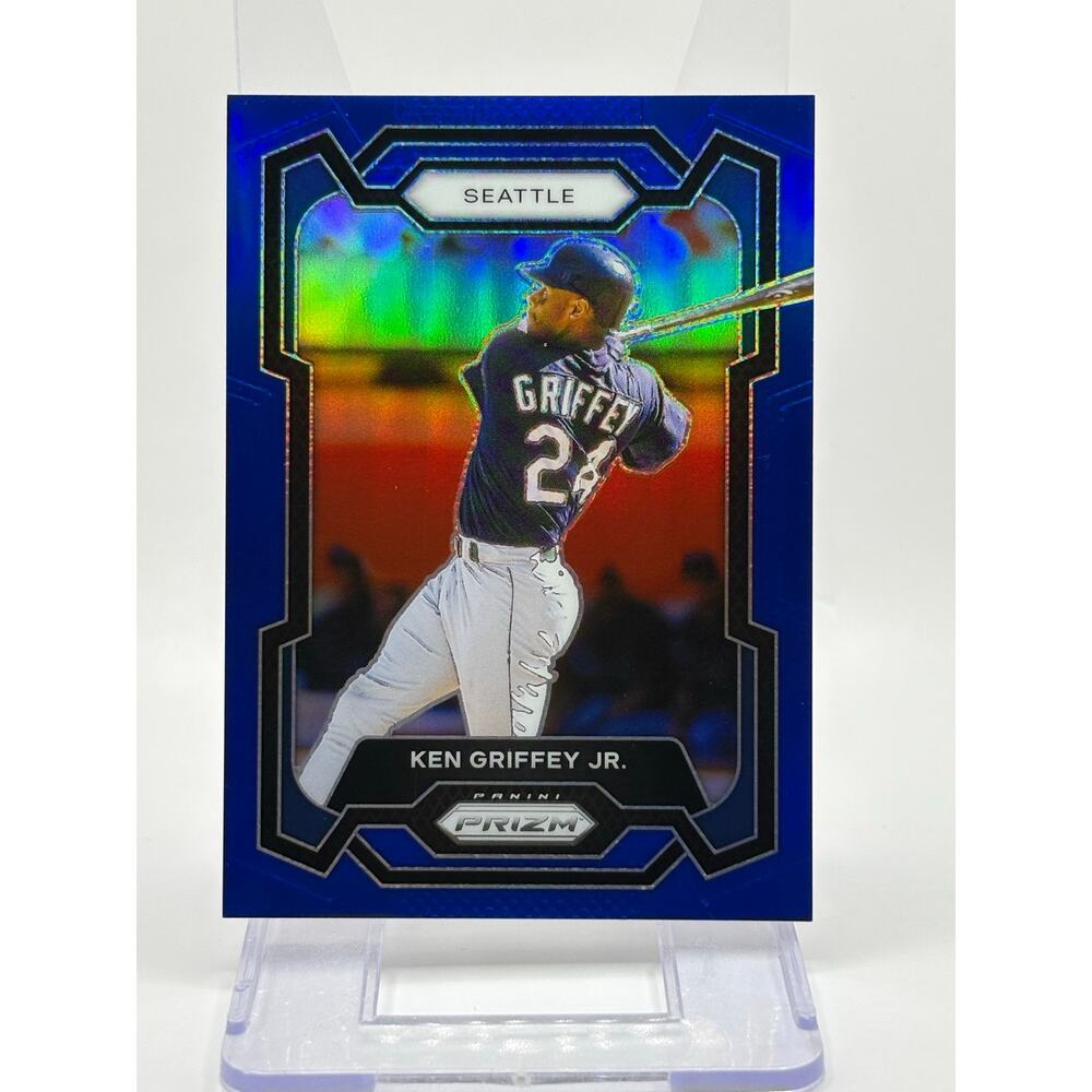 2024 Panini Prizm Ken Griffey Jr Blue Prizm Refractor 54/199 SP Seattle Mariners